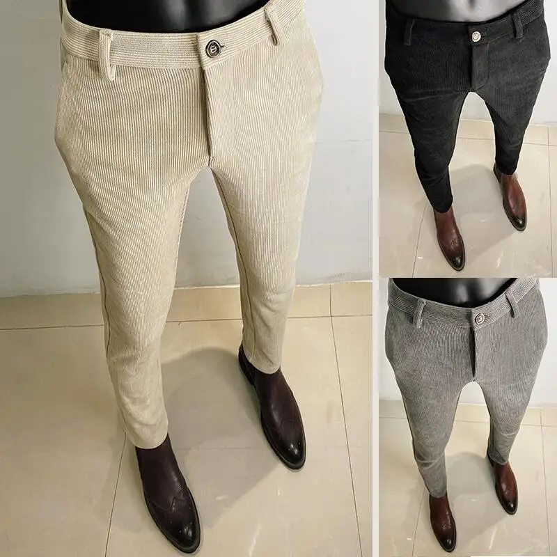 Men Formal Wear Shop - 男性用の厚手の袖付きウールジャンプスーツ,ビジネス用のストライプパンツ,フォーマルウェア,オフィス,ソーシャルドレス,高品質,秋冬