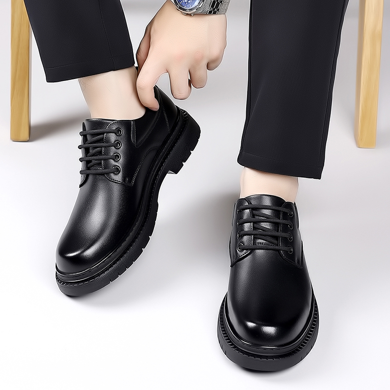 Formal Men Daily Wear Footwear - デザイナーファッションカジュアル快適メンズレザードレスシューズビジネスニューデイリーウェア滑り止めオックスフォードオフィスフォーマルフットウェアメンズ用