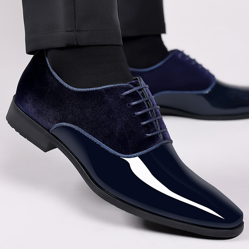 Men Formal Wear Wedding - メンズレザーレースアップシューズ,フォーマルフォーマルシューズ,ビジネスシューズ,オフィスワークシューズ,メンズファッション,ウェディングオックスフォード,新品