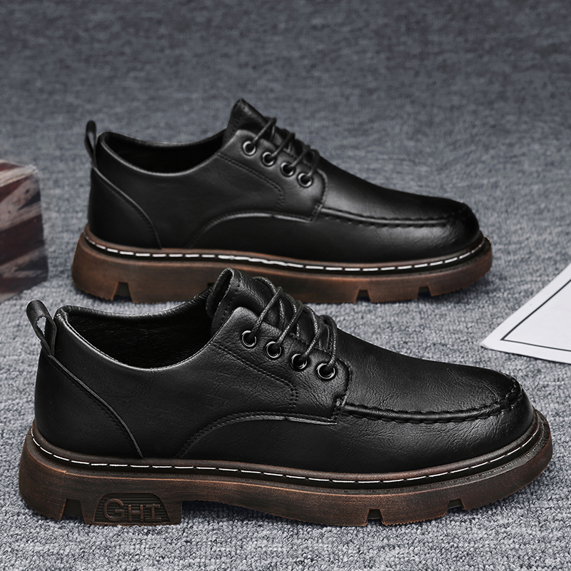 Formal Men Daily Wear Footwear - 通気性のある柔らかいアッパー、メンズフォーマルシューズ、ビジネスシューズ、フラットで滑りにくいソール、夏秋の普段使いに最適なデザイン。