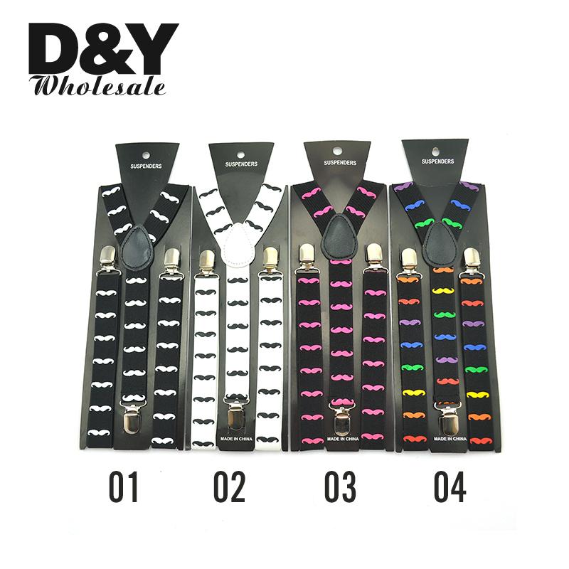 Men'S Formal Wear With Suspenders - クラシックなYバックサスペンダー、調節可能な伸縮性ストラップ、強力なクリップ付き、ホットな口ひげデザイン、男性女性用、カジュアル、フォーマル、日常着に最適