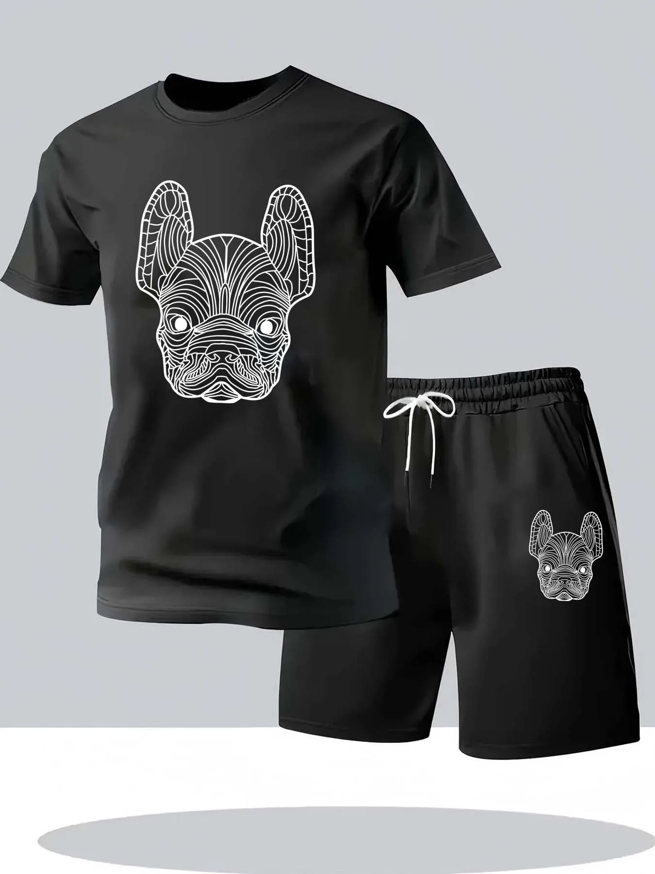 Men'S Formal Beach Wear - 夏のメンズ速乾カジュアル半袖Tシャツとショートパンツセットシティストリートファッションランニングスポーツ2ピーススーツ