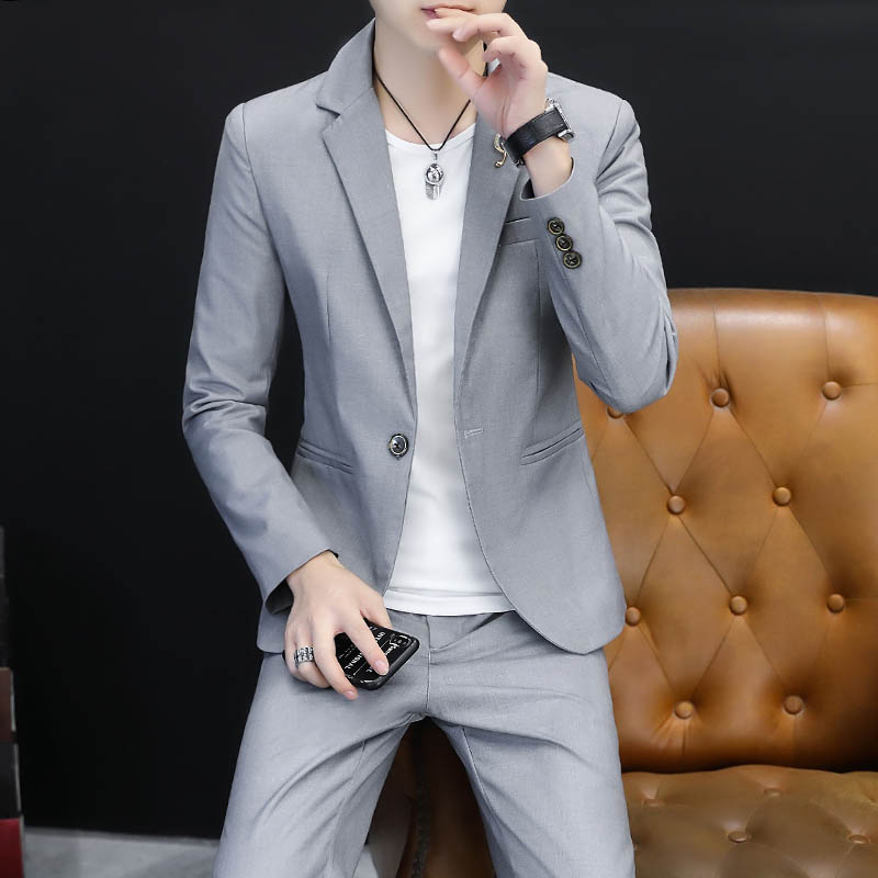 Men Formal Wear Shop - 2025年メンズスタイリッシュでクールな韓国風フィットジャケット、新郎のウェディングドレス、ビジネスフォーマルウェア、カジュアルスモールスーツ