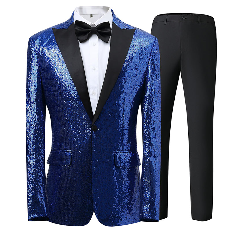 Men Formal Wear Shop - メンズ韓国風スリムフィットスーツセット パフォーマンス、結婚式、宴会、プロフェッショナルフォーマルウェア、花婿の付添人、結婚式用