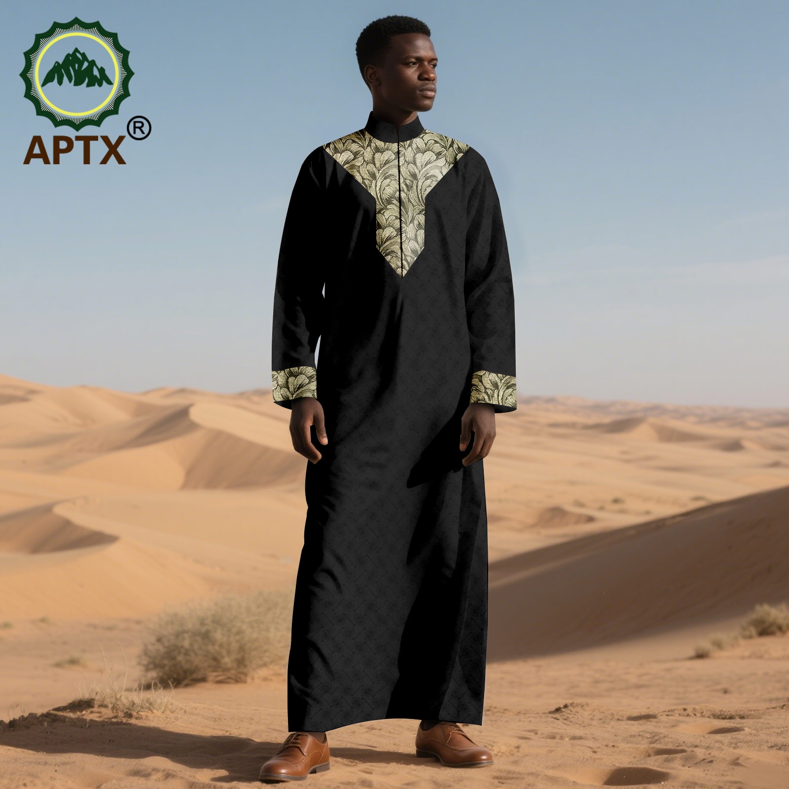 アフリカの服男性の伝統刺繍ロングローブ着用フォーマルな服装ス - Men Formal Wear Clothes のレビューと価格