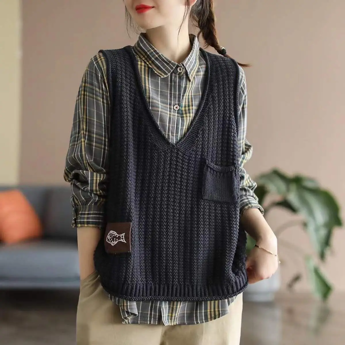 提供中 フォーマル カジュアル ファッション 女性用セーター - Formal Vest Waistcoat のレビューと価格