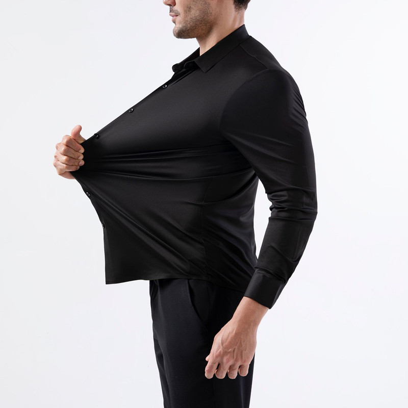 プレミアムメンズウルトラストレッチシャツ - 高品質ビジネス - Men Formal Wear 2025 のレビューと価格