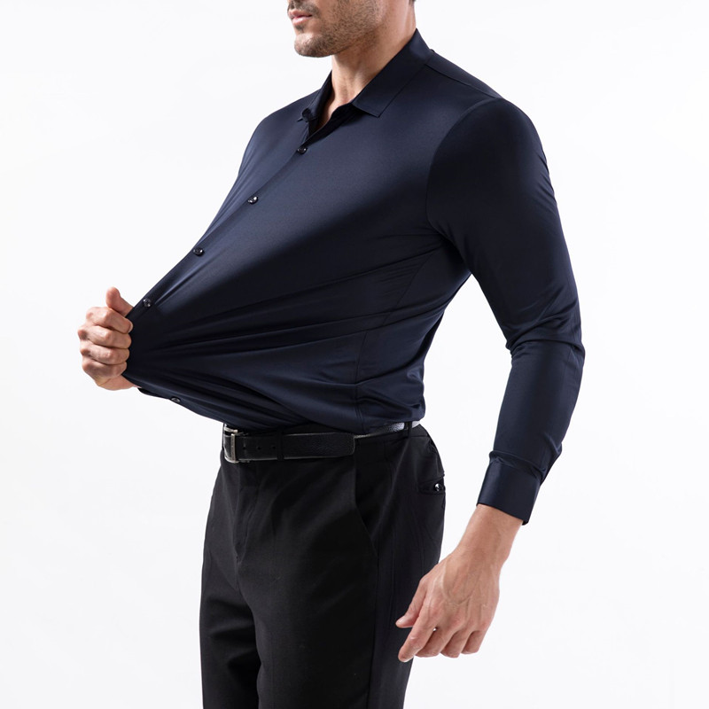 プレミアムメンズウルトラストレッチシャツ - 高品質ビジネス - Men Formal Wear 2025 のレビューと価格