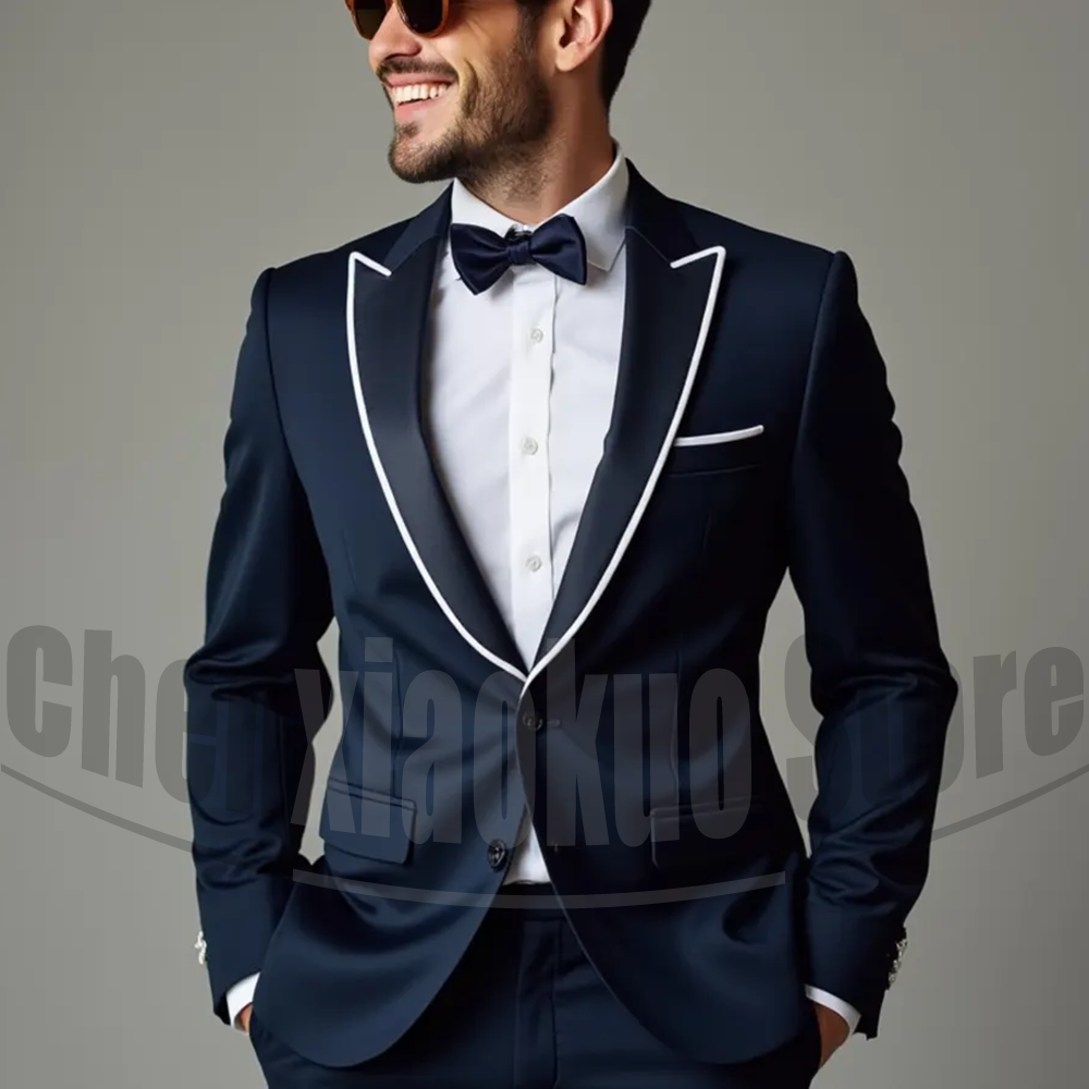 男性スーツファッションピークドラペルシングルブレスト着用シッ - Men Formal Wear 2025 のレビューと価格