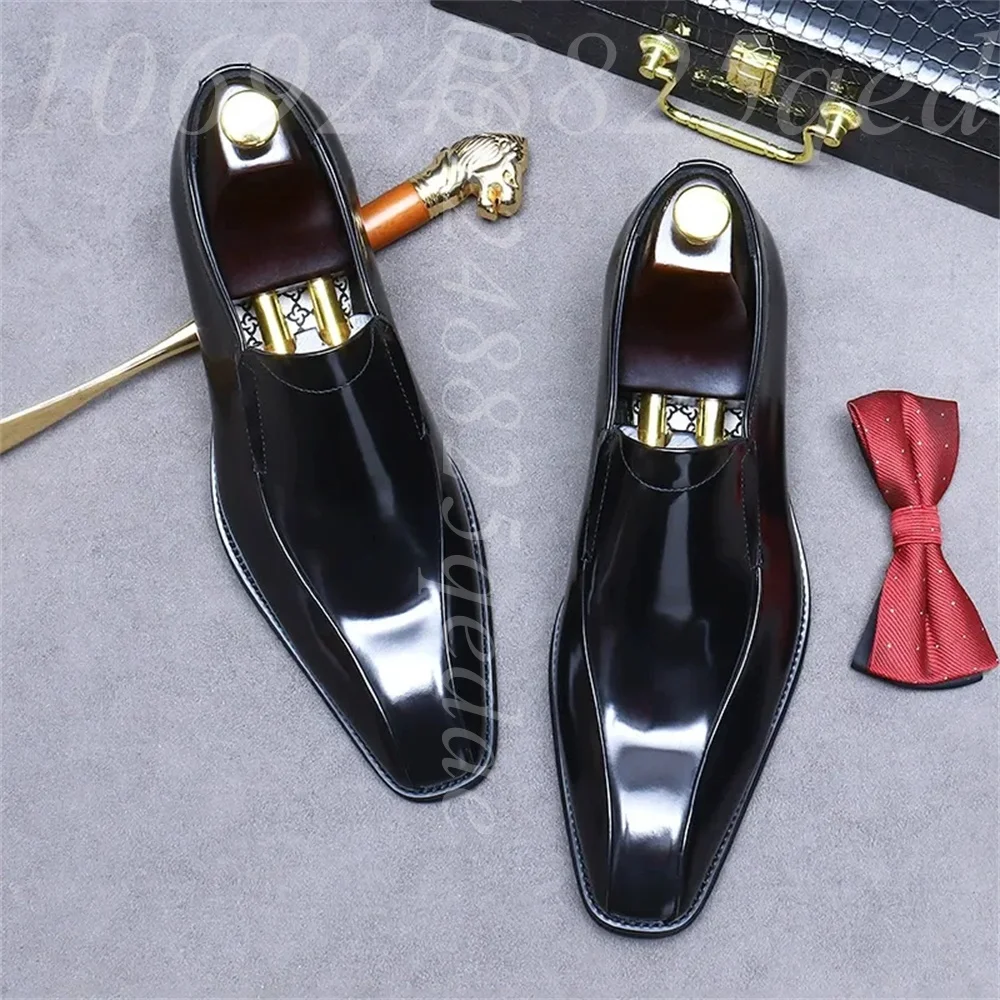 メンズハンドメイドヴィンテージレースアップオックスフォードシ - Formal Men Daily Wear Footwear のレビューと価格
