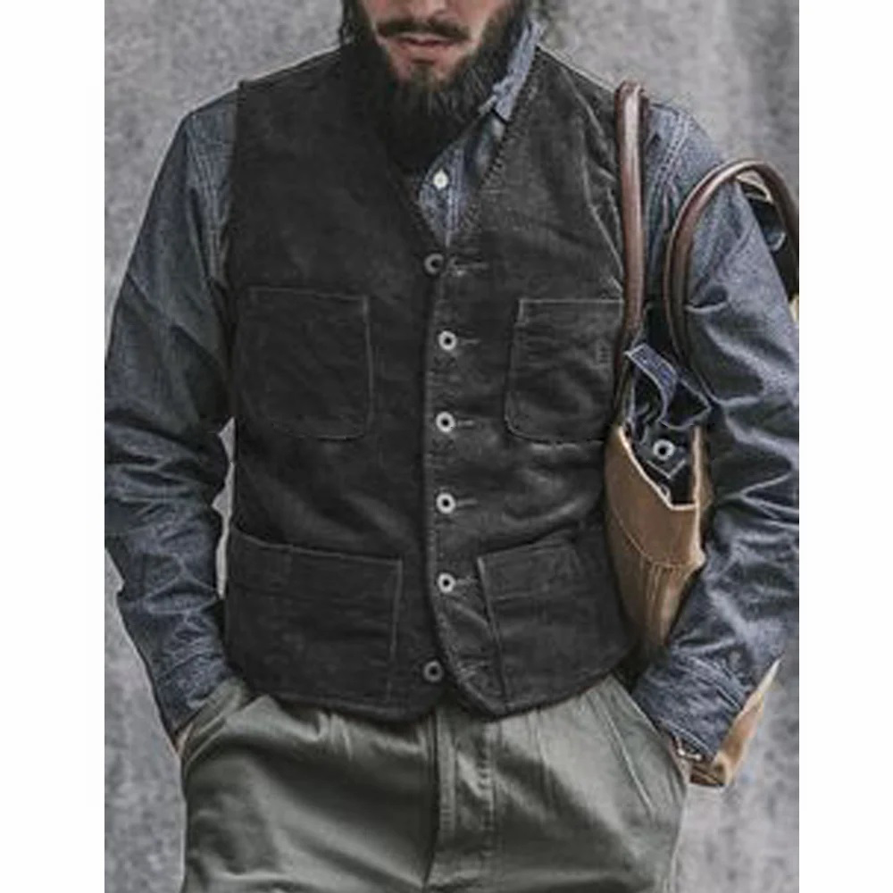 コーデュロイ男性用ベストスーツ メンズカジュアルフォーマルウ - Men'S Gothic Formal Wear のレビューと価格