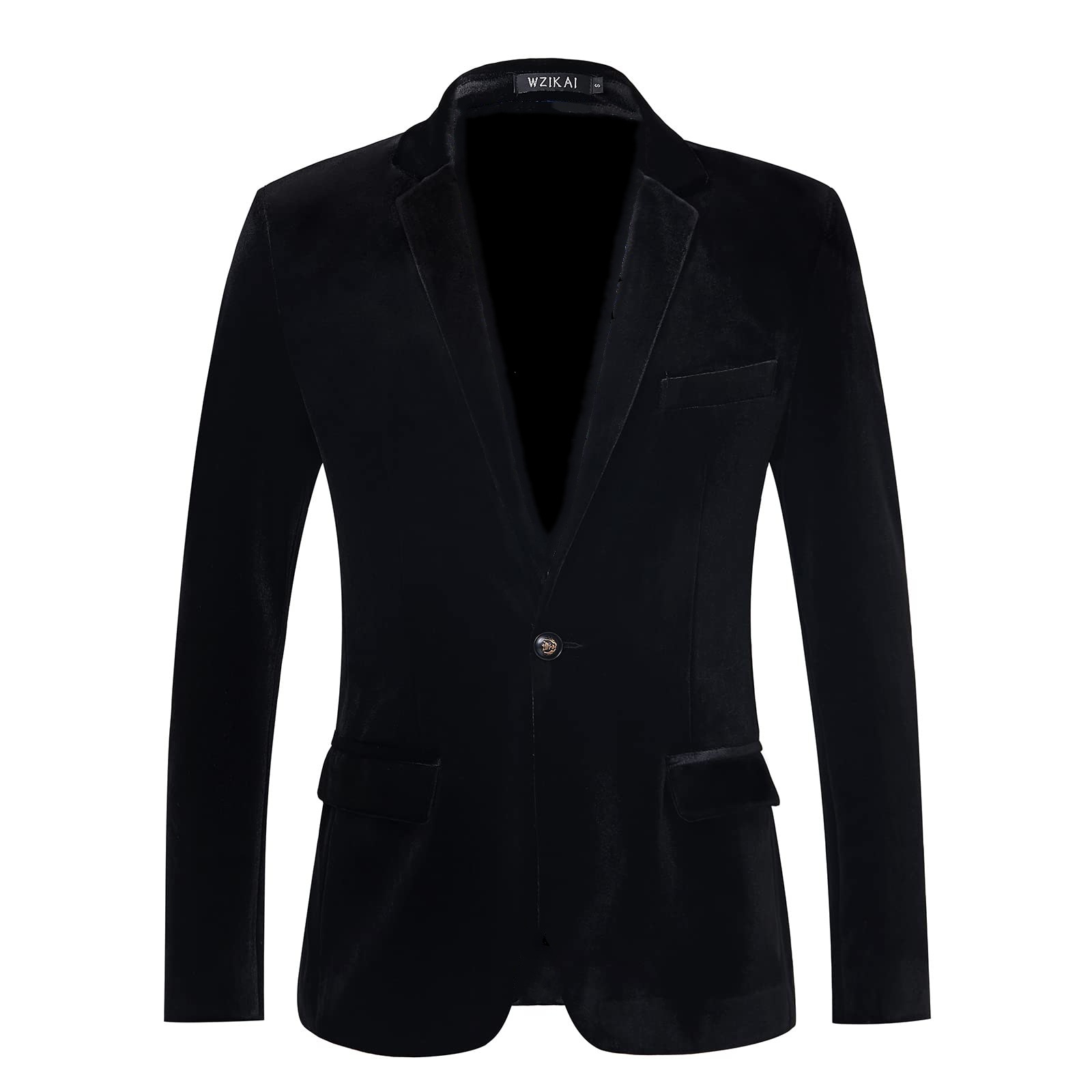 メンズスリムフィットベルベットブレザージャケット、ユースフォ - Men'S Gothic Formal Wear のレビューと価格