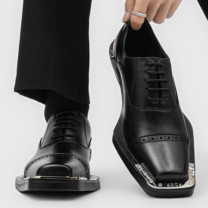 メンズレザーシューズ - ブリティッシュスタイルフォーマルウ - Men Formal Wear Look のレビューと価格