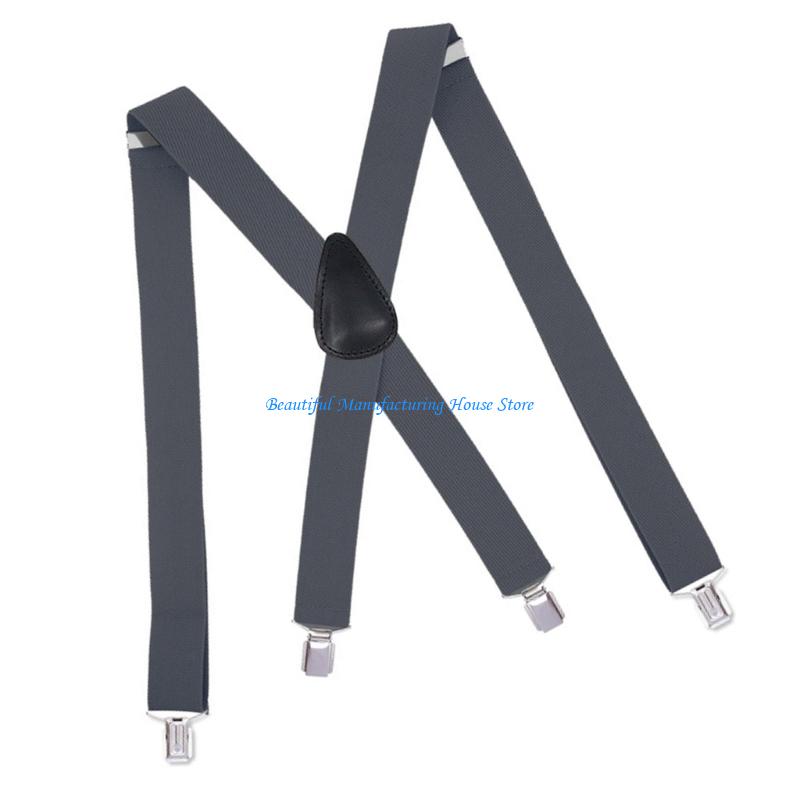 E56A プレミアムメンズサスペンダー伸縮性サスペンダー、さ - Men'S Formal Wear With Suspenders のレビューと価格