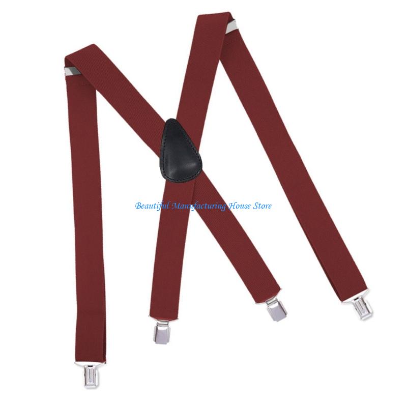 E56A プレミアムメンズサスペンダー伸縮性サスペンダー、さ - Men'S Formal Wear With Suspenders のレビューと価格