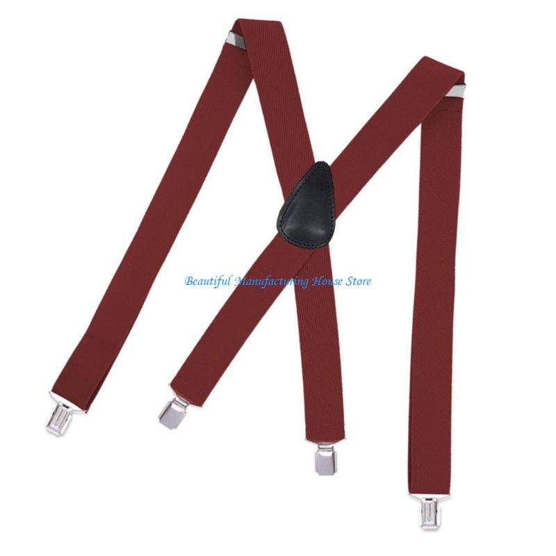 E56A プレミアムメンズサスペンダー伸縮性サスペンダー、さ - Men'S Formal Wear With Suspenders のレビューと価格