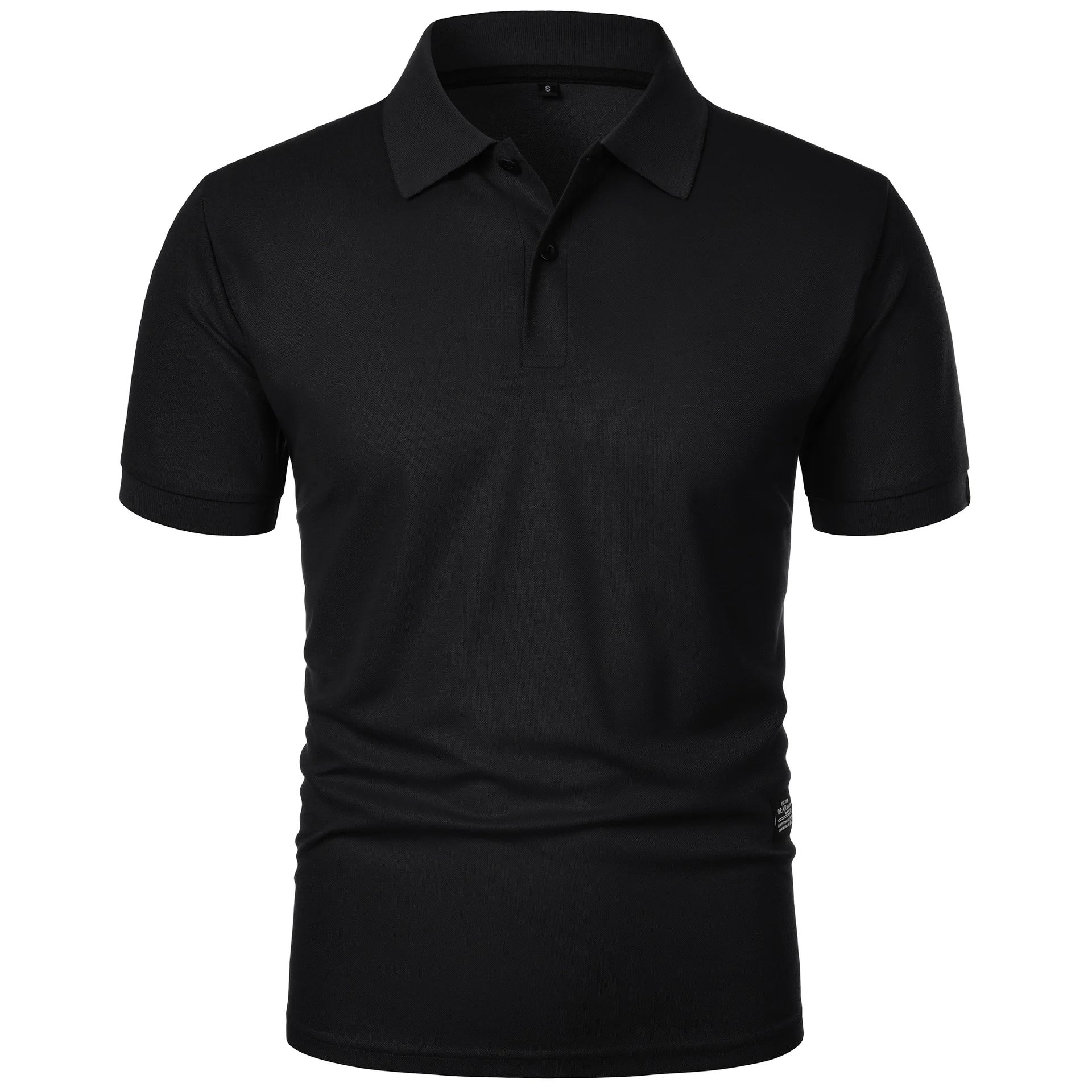 メンズ カジュアル ポロシャツ ブラック フレンチ ブルロッ - Men'S Formal Beach Wear のレビューと価格