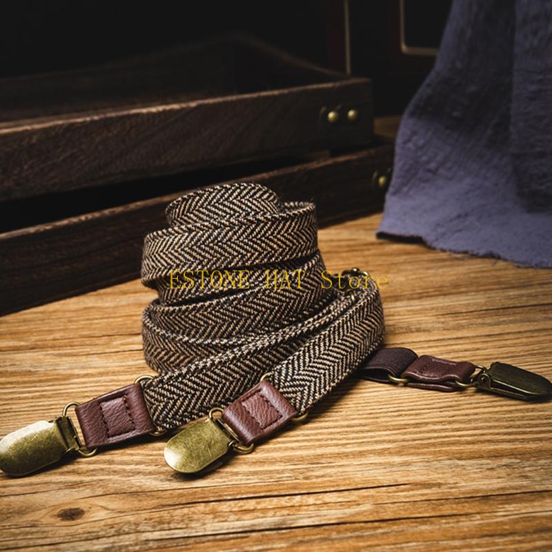49MF 男性弾性サスペンダー 3 クリップ デザイン ジャ - Men'S Formal Wear With Suspenders のレビューと価格
