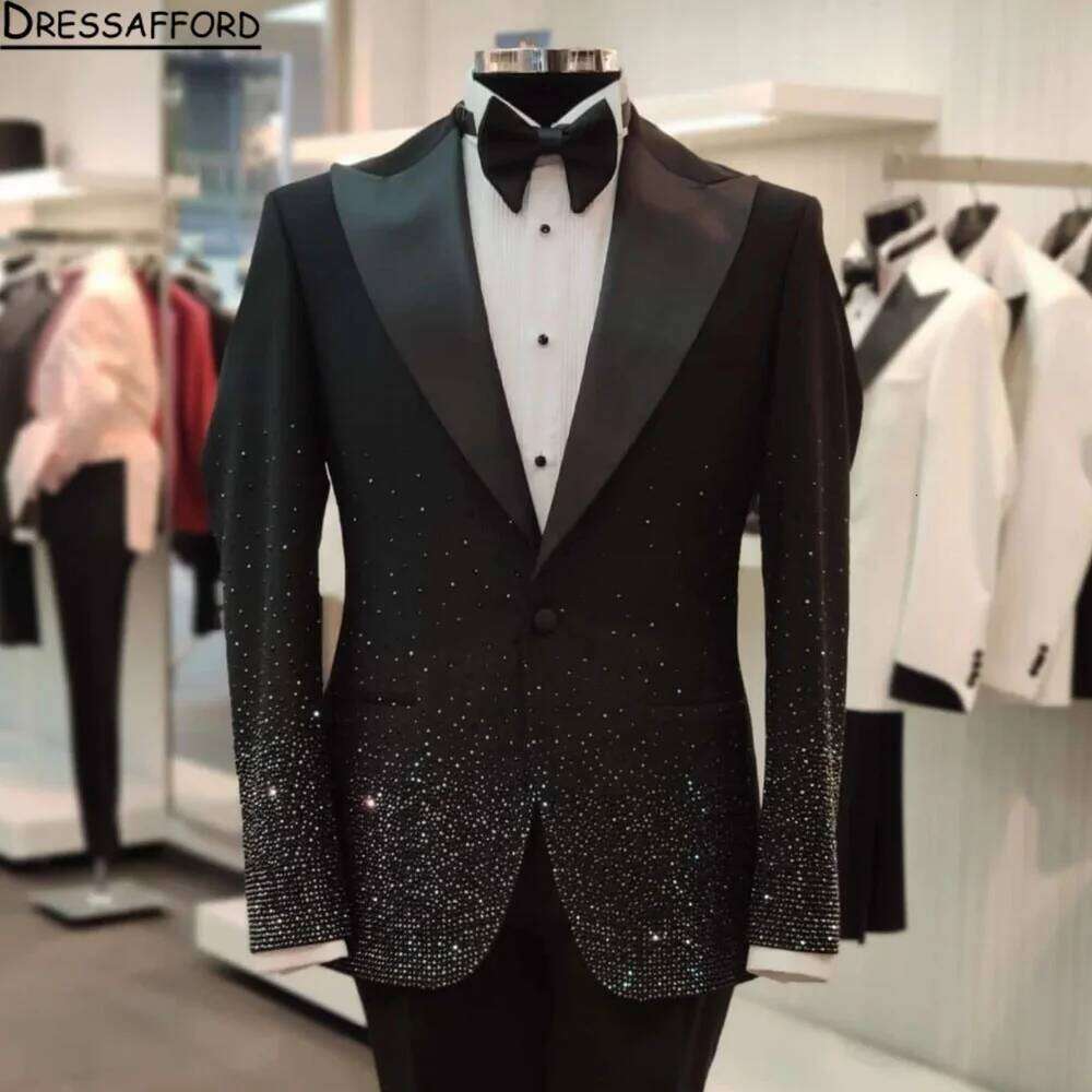 2025年メンズスーツセット フォーマル 宴会 高級ジャカー - Men Formal Wear 2025 のレビューと価格