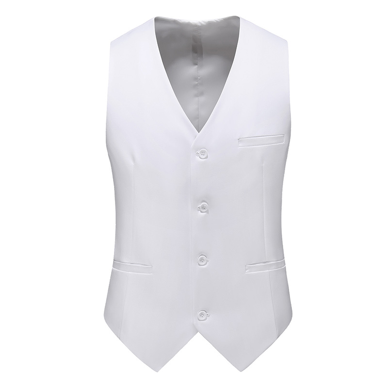 17 色のブティックファッションカジュアル無地スーツベスト男 - Formal Vest Waistcoat のレビューと価格