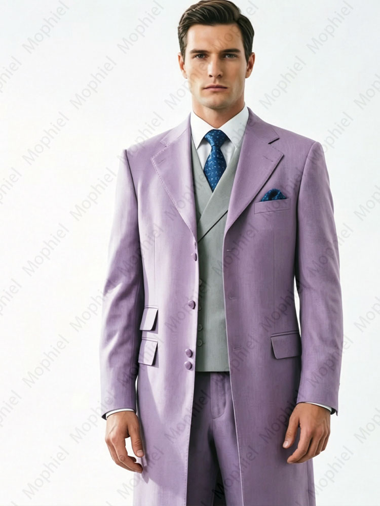 高品質メンズロングスーツ、シングルブレストタキシード、フォー - Formal Vest Waistcoat のレビューと価格