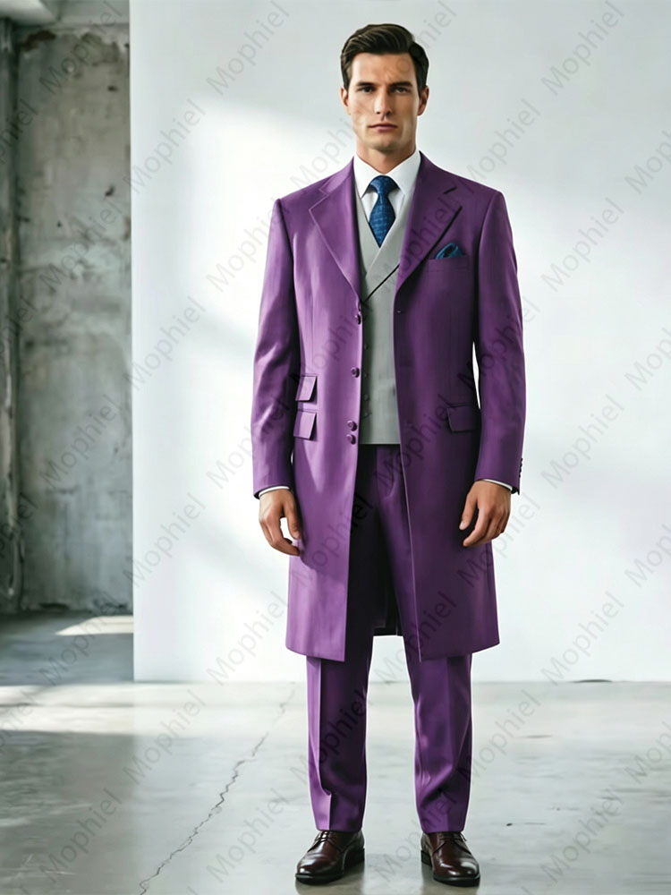 高品質メンズロングスーツ、シングルブレストタキシード、フォー - Formal Vest Waistcoat のレビューと価格