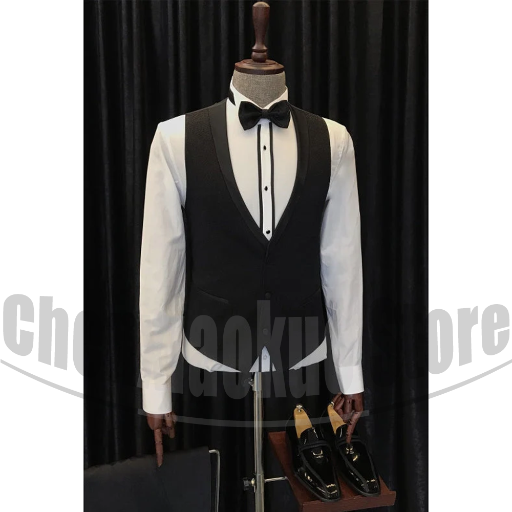黒人男性用スーツ シックなショールラペル ワンボタン グルー - Men Formal Wear 2025 のレビューと価格