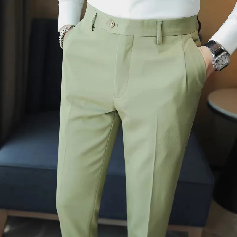 ポップメンソリッドウェディングドレストラウザーズ高品質メンズ - Men Formal Wear Shop のレビューと価格