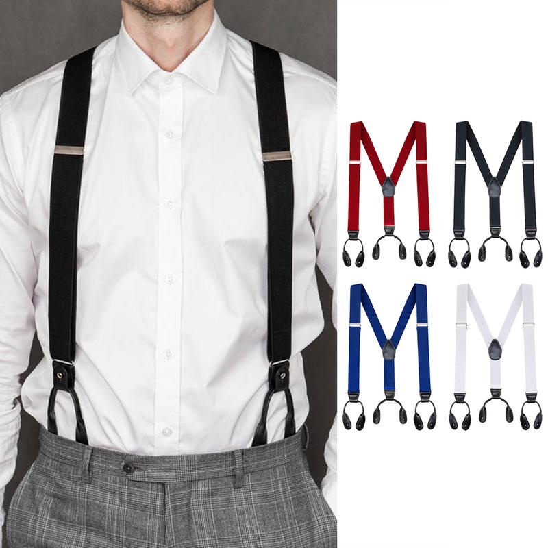 男性用ヘビーデューティーフォーマルサスペンダー、大人用メンズ - Men'S Formal Wear With Suspenders のレビューと価格