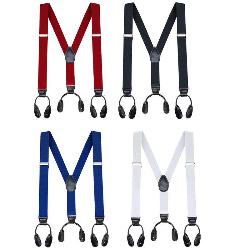 男性用ヘビーデューティーフォーマルサスペンダー、大人用メンズ - Men'S Formal Wear With Suspenders のレビューと価格