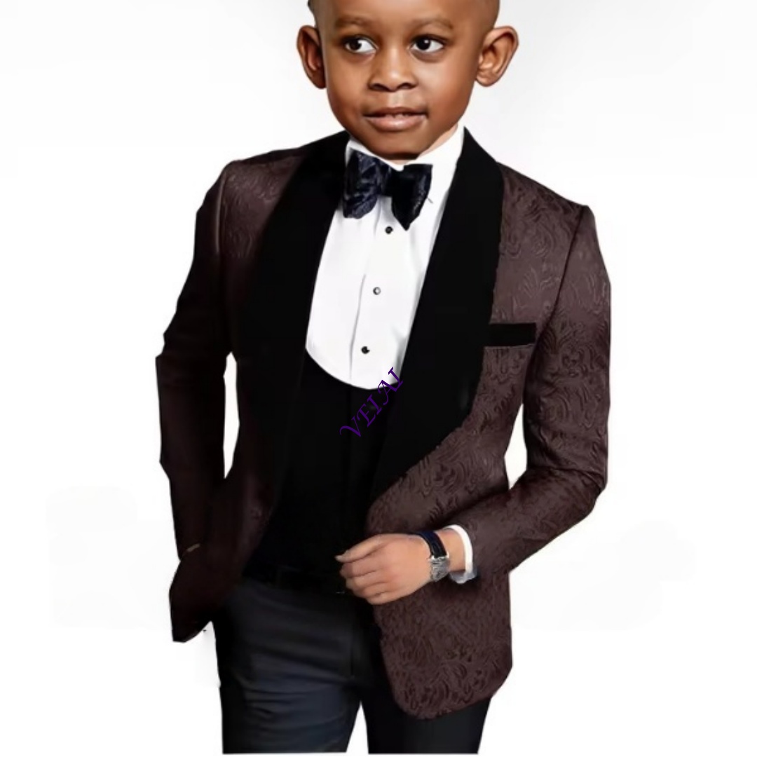 IFashion ボーイズ 花柄スリーピーススーツ ウェディ - Men Formal Wear Clothes のレビューと価格