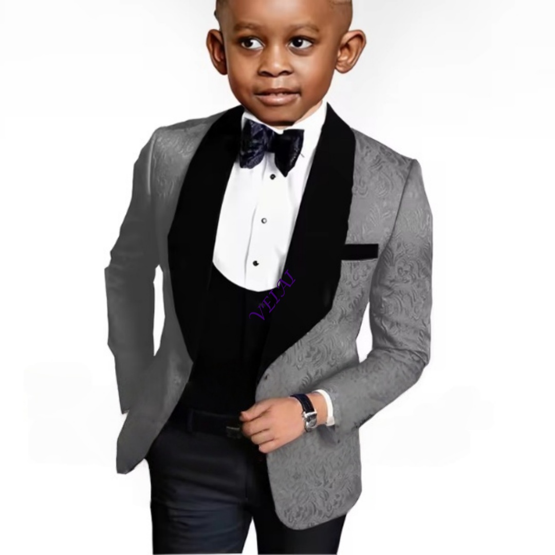 IFashion ボーイズ 花柄スリーピーススーツ ウェディ - Men Formal Wear Clothes のレビューと価格