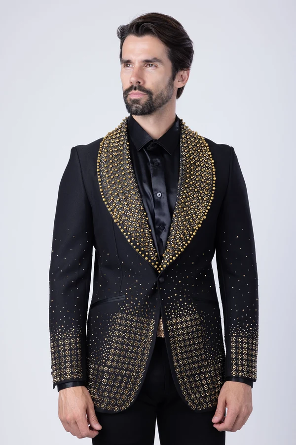 高級スリムフィットメンズ2ピーススーツ高品質ワンボタンウェデ - Men Formal Wear Wedding のレビューと価格