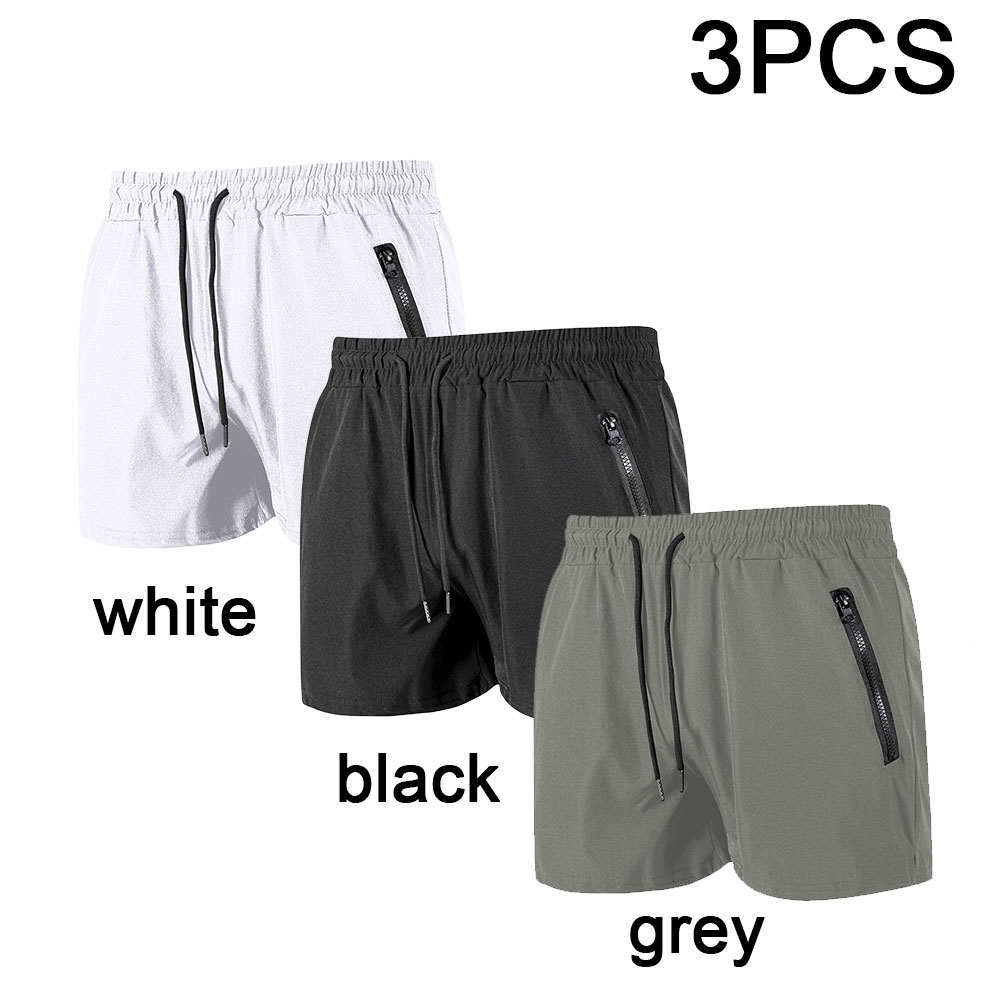 3枚組 ジッパーポケット付きメッシュライナー付きメンズビーチ - Men'S Formal Beach Wear のレビューと価格