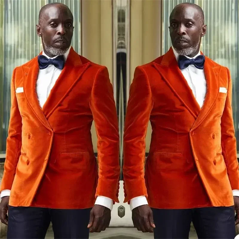 メンズベルベットスーツ,フォーマルスーツ,ダブルブレスト,ラ - Men Formal Wear 2025 のレビューと価格