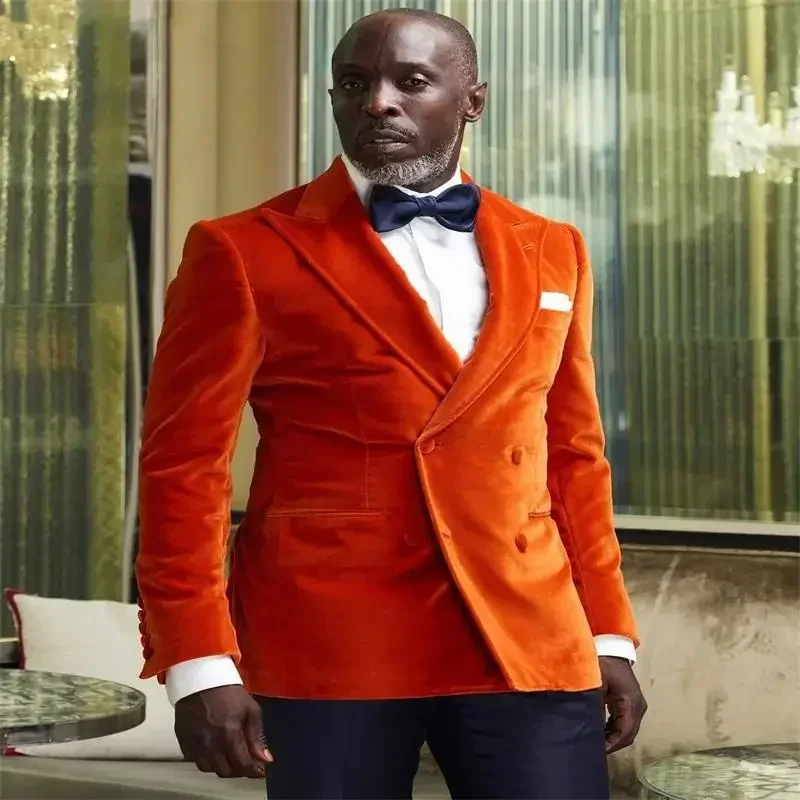 メンズベルベットスーツ,フォーマルスーツ,ダブルブレスト,ラ - Men Formal Wear 2025 のレビューと価格