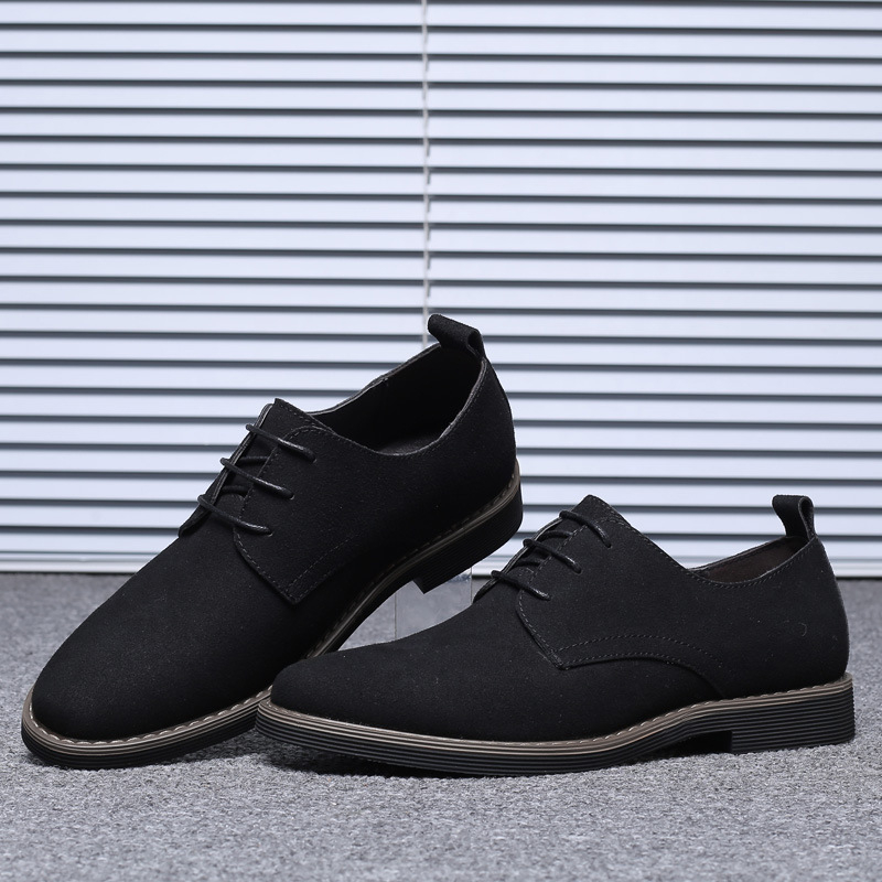 メンズ ネイビーブルー スエードレザー オックスフォードシュ - Formal Men Daily Wear Footwear のレビューと価格