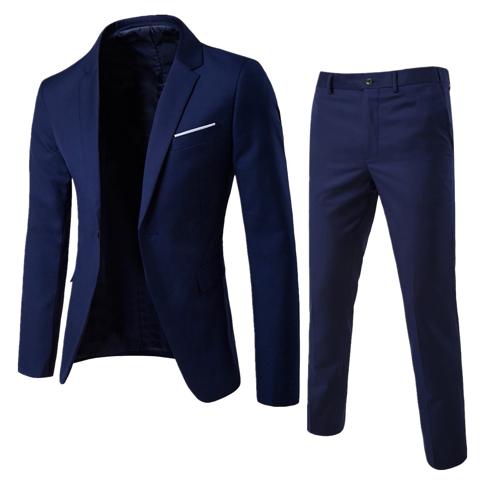 メンズスーツセット ツーピース ビジネスフォーマルウェア 韓 - Men'S Gothic Formal Wear のレビューと価格