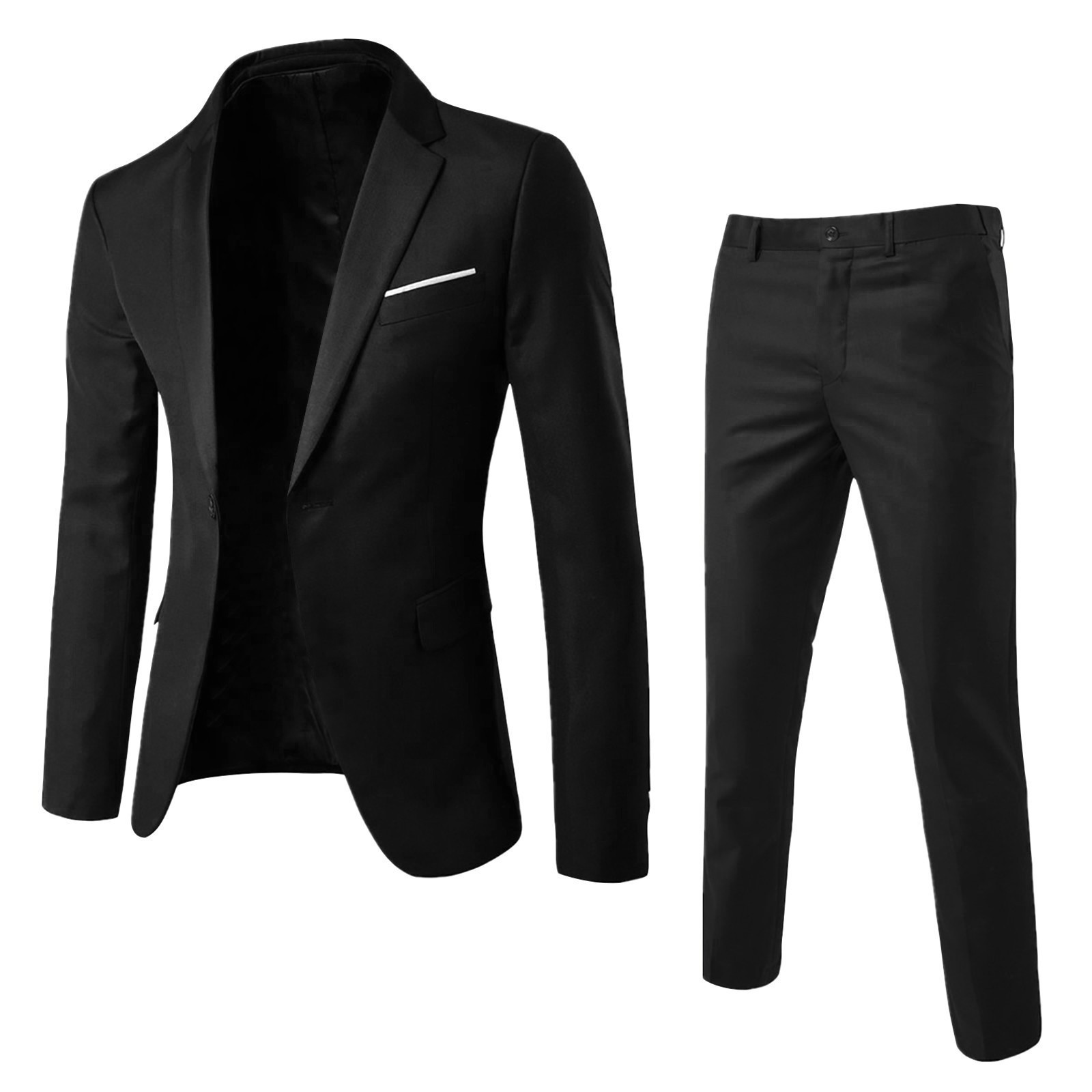 メンズスーツセット ツーピース ビジネスフォーマルウェア 韓 - Men'S Gothic Formal Wear のレビューと価格