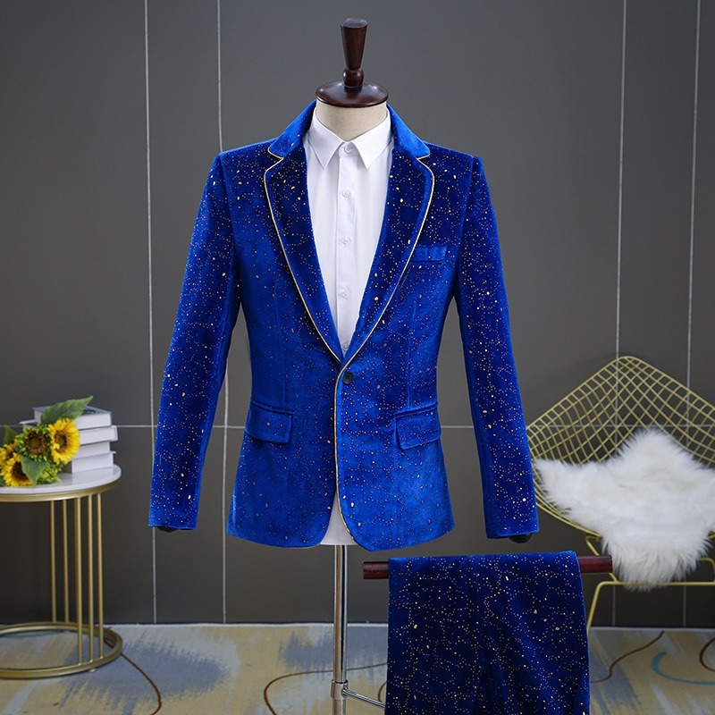 新作秋冬コレクション：メンズツーピーススーツ 結婚式＆宴会  - Asian Men Formal Wear のレビューと価格