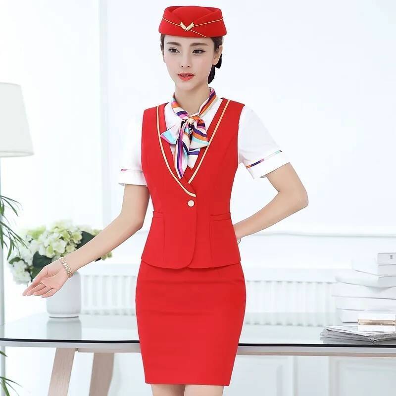 フォーマルな女性用ビジネススーツ、トップスとスカート付き、レ - Formal Vest Waistcoat のレビューと価格