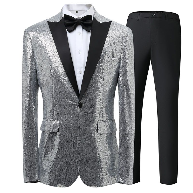 メンズ韓国風スリムフィットスーツセット パフォーマンス、結婚 - Men Formal Wear Shop のレビューと価格
